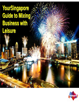 Yoursingapore Guide to Mixing Business with Leisure About Singapore