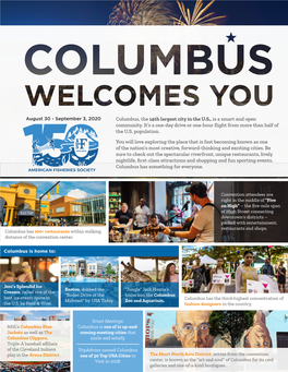 Columbus, the 14Th Largest City in the U.S., Is a Smart and Open Community