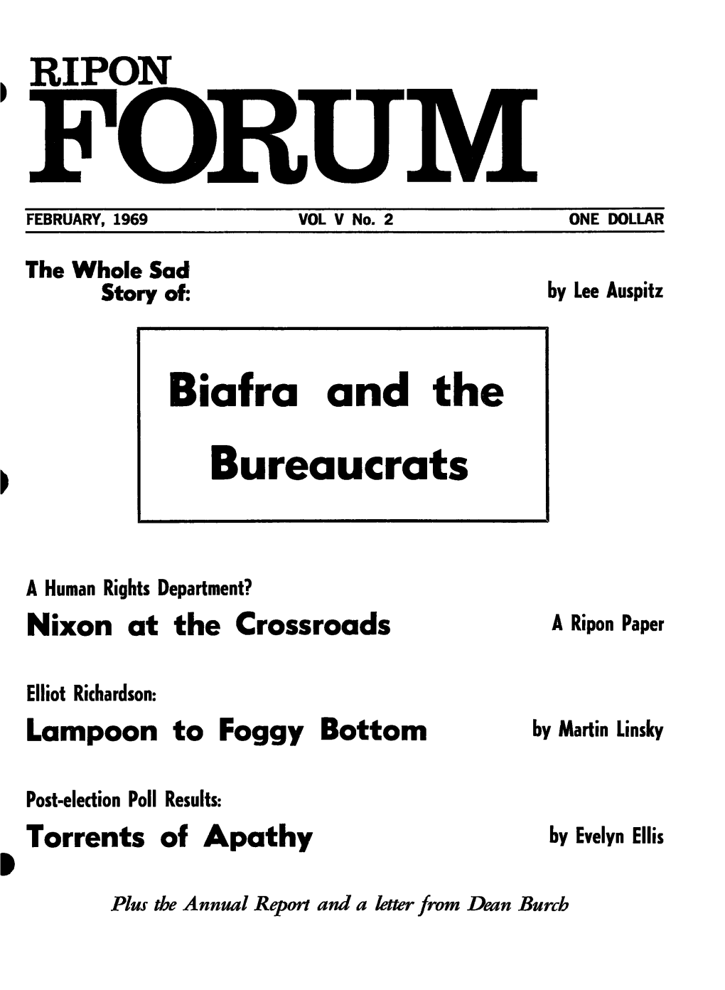 Biafra and the Bureaucrats