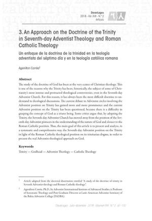 3. an Approach on the Doctrine of the Trinity in Seventh-Day Adventist
