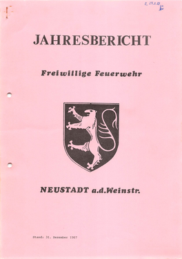 Jahresbericht 1987