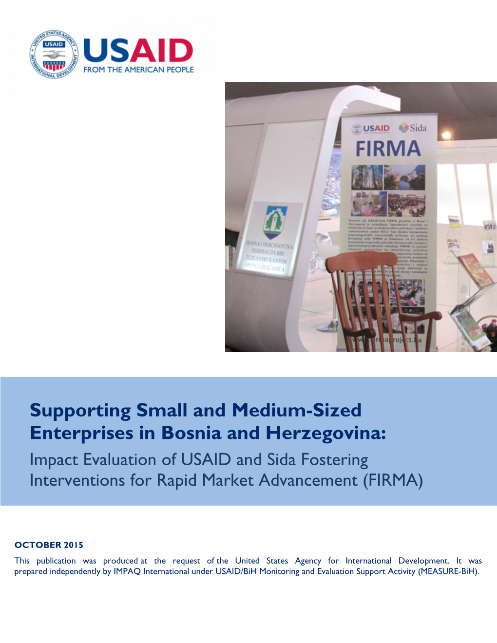 Supporting Small and Medium-Sized Enterprises in Bosnia And