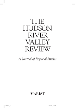 The Hudson River Valley Review