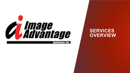 Image Advantage Services Brochure