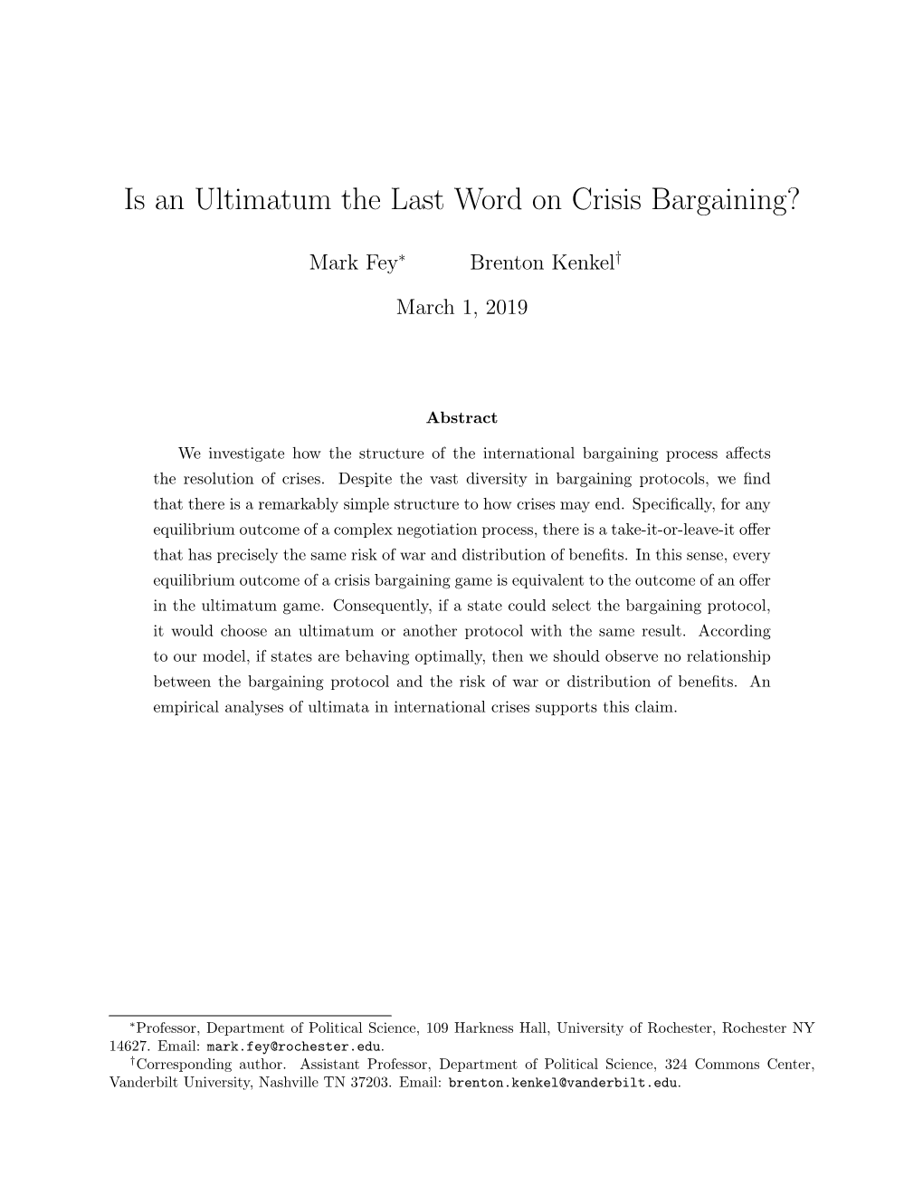 Is an Ultimatum the Last Word on Crisis Bargaining?