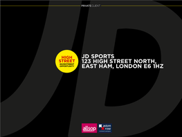 Jd Sports 123 High Street North, East Ham, London E6