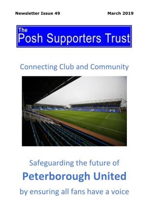 Peterborough United by Ensuring All Fans Have a Voice