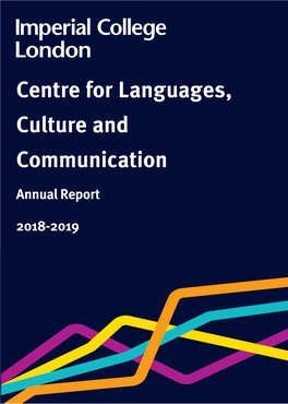 Centre for Languages, Culture and Communication Annual Report