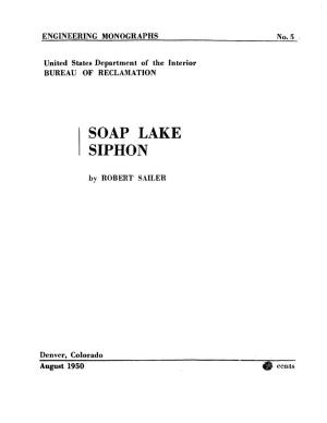 Soap Lake Siphon