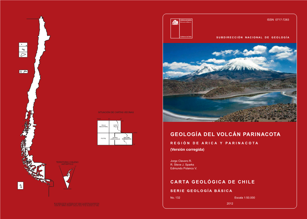 Final Geología Del Volcán Parinacota.Indd 2 24-10-2012 10:36:57 CONTENIDO