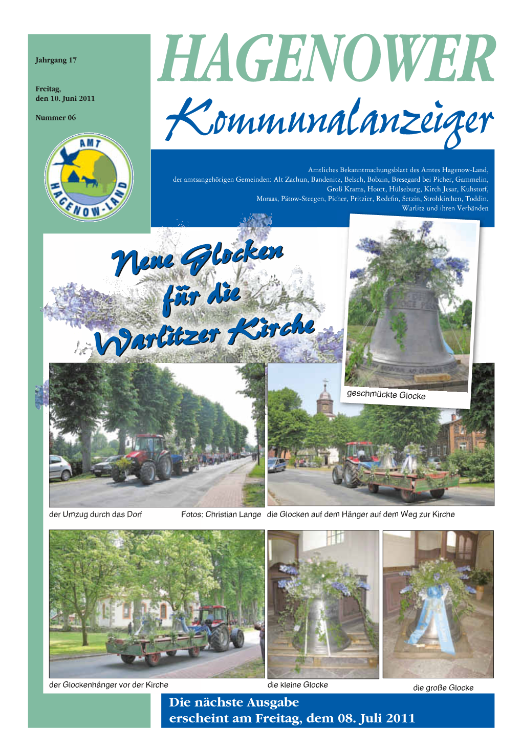 HAGENOWER Kommunalanzeiger