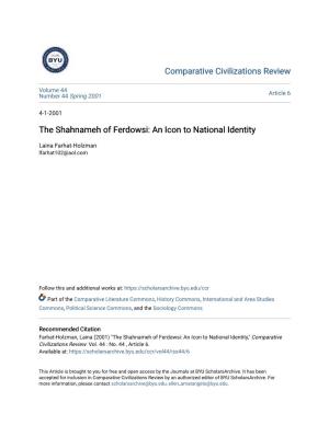 The Shahnameh of Ferdowsi: an Icon to National Identity
