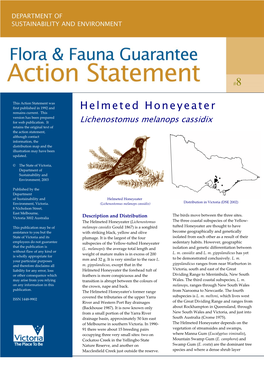 Helmeted Honeyeater Version Has Been Prepared for Web Publication