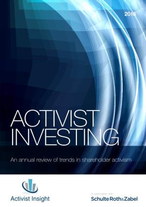 Activist Insight and the Wall Street Journal