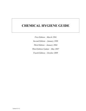 Rutgers Chemical Hygiene Guide