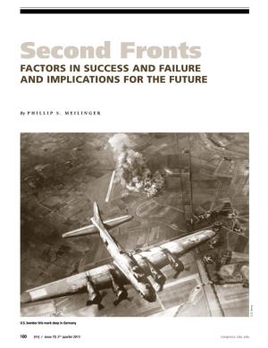 Second Fronts: Factors in Success and Failure and Implications for the Future