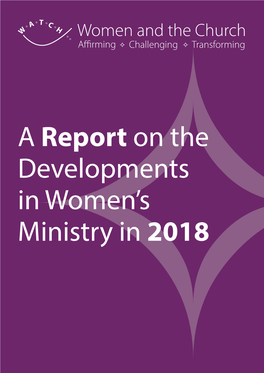 A Report on the Developments in Women's Ministry in 2018