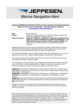 Marine Navigationalert