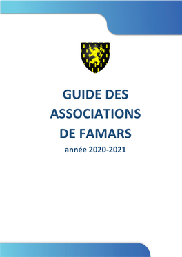 Guide Des Associations De Famars