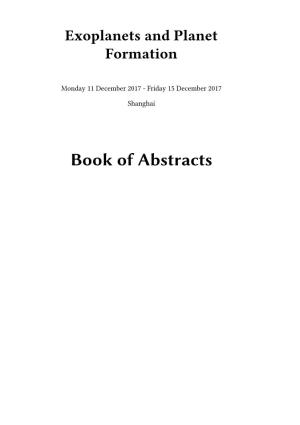 Book of Abstracts Download