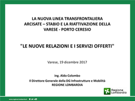 "Le Nuove Relazioni E I Servizi Offerti"