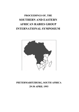 Southern and Eastern African Rabies Group International Symposium
