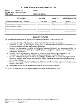 Agriculture & Environment Appropriations