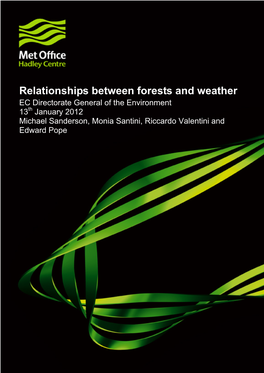 Relationships Between Forests and Weather