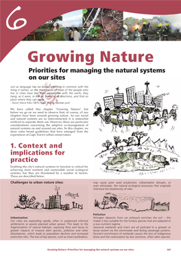 Growing Nature Priorities for Managing the Natural Systems on Our Sites