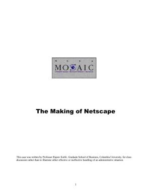 The Making of Netscape