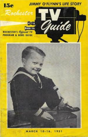Rochester TV Guide; March 10-16, 1951