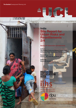 India Site Report for Urban Risks and Resettlements 2/4