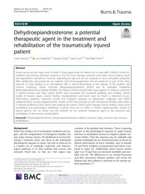 Dehydroepiandrosterone: a Potential Therapeutic Agent in the Treatment