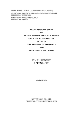 Final Report Appendices
