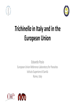 Trichinella in Italy and in the European Union