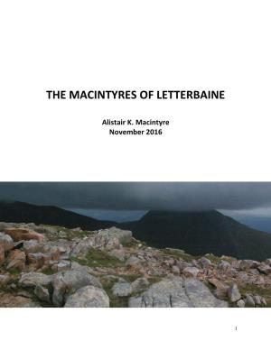 The Macintyres of Letterbaine