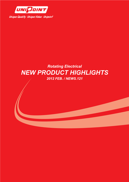New Product Highlights 2012 Feb