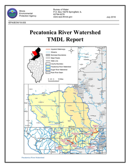 Pecatonica River Watershed TMDL Report THIS PAGE LEFT INTENTIONALLY BLANK