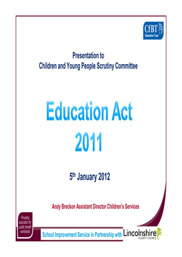 Education Act Presentation