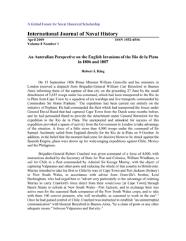 A Global Forum for Naval Historical Scholarship