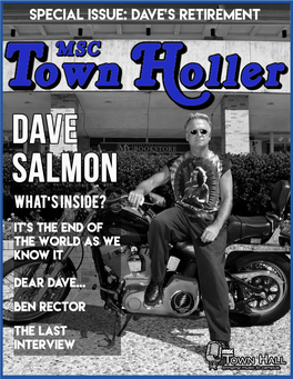 To View Our Fall 2016 Issue of the MSC Town Holler!