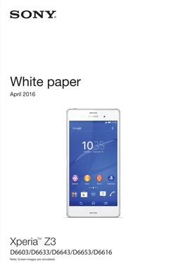 White Paper April 2016