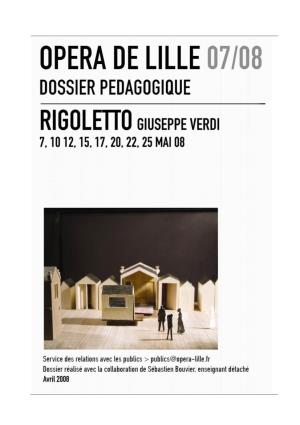 Dossier Pédagogique Rigoletto |