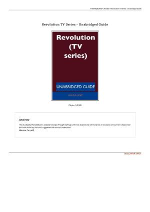 Read Doc &gt; Revolution TV Series
