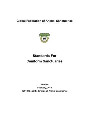 Standards for Caniform Sanctuaries