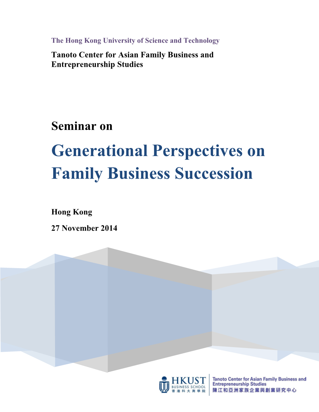 Generational Perspectives on Family Business Succession