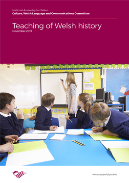 Teaching of Welsh History November 2019