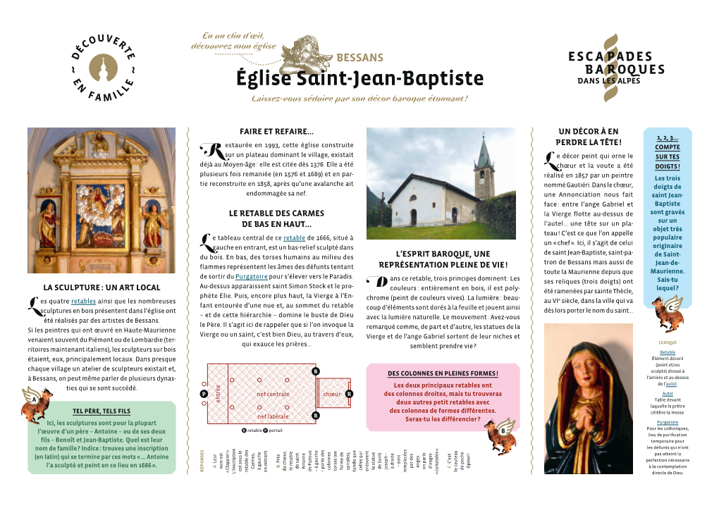 Église Saint-Jean-Baptiste L L F a M I Laissez-Vous Séduire Par Son Décor Baroque Étonnant !