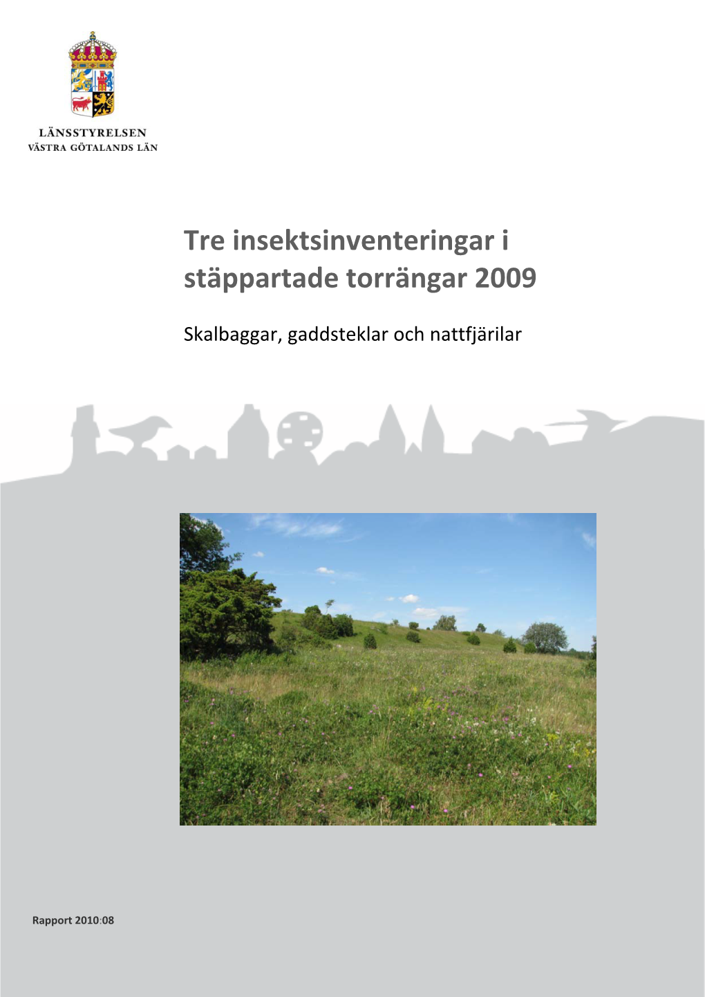 Tre Insektsinventeringar I Stäppartade Torrängar 2009