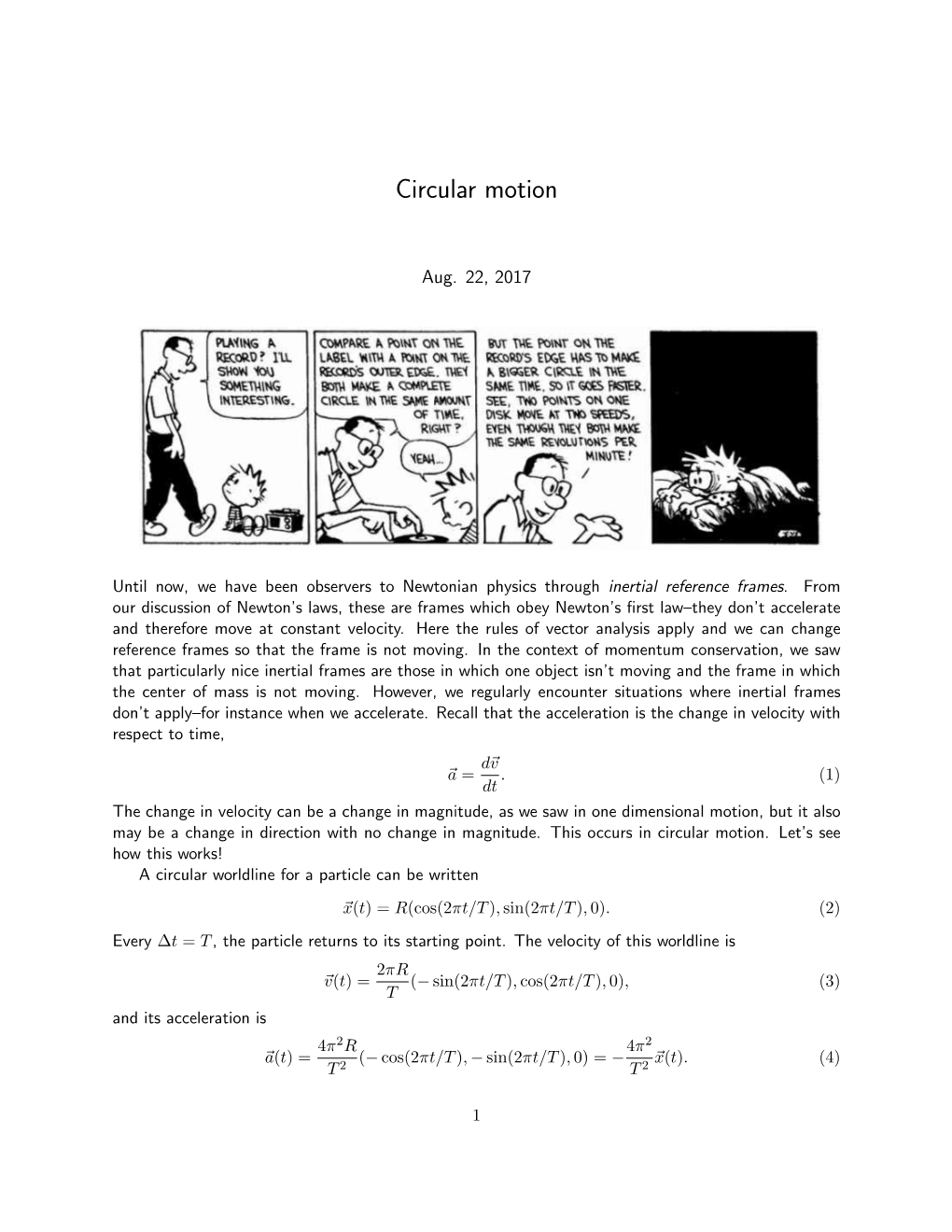 Circular Motion